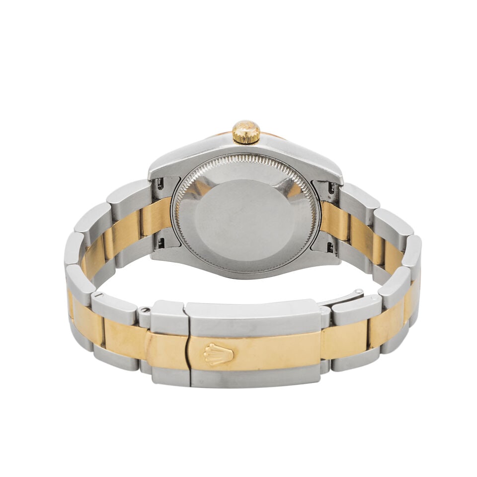 Rolex. A lady's stainless steel and gold automatic calendar bracelet watch Datejust, Ref: 17824... - 2