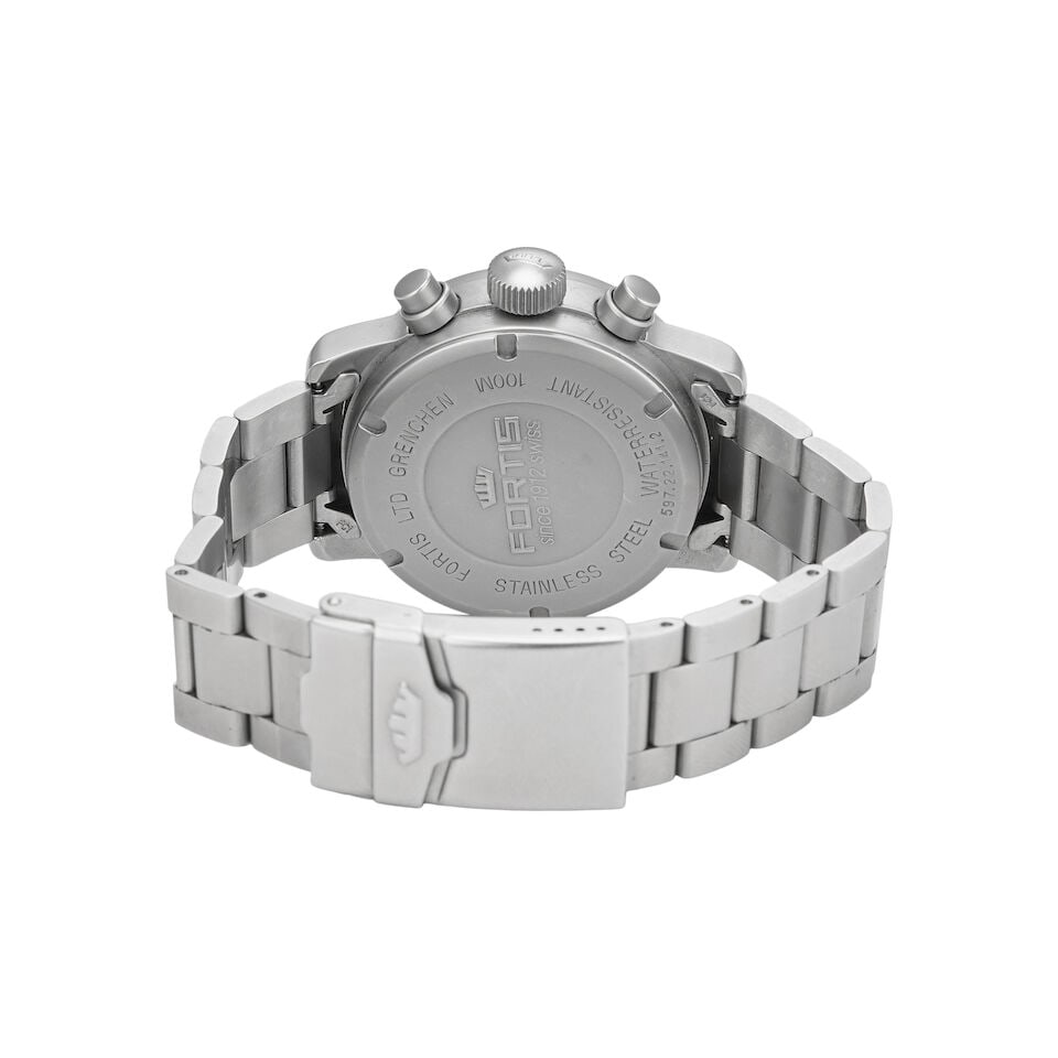 Fortis. A stainless steel automatic chronograph calendar bracelet watch Ref: 597.22.11 M, Purcha... - 3