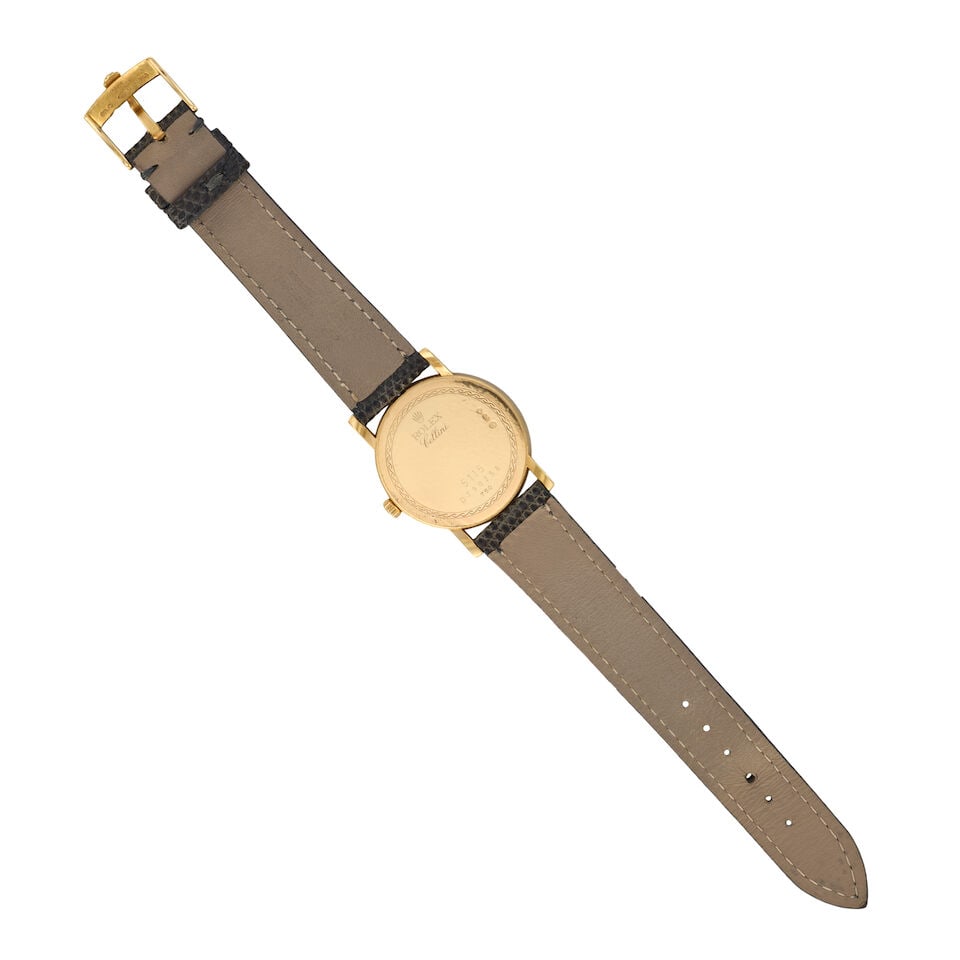 Rolex. An 18K gold manual wind wrist watch Cellini, Ref: 5115, Purchased 30th July 2007 - 3