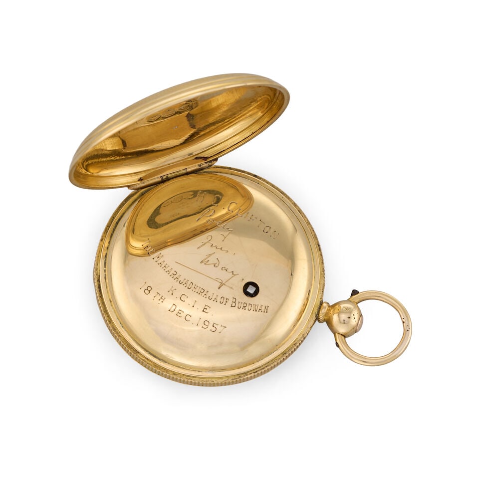 James McCabe, Royal Exchange, London. An 18K gold key wind full hunter pocket watch London Hallm... - 4