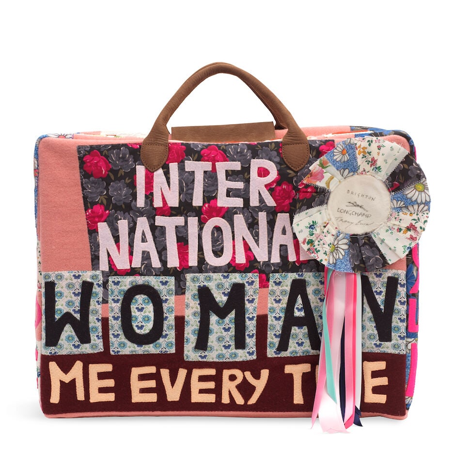 Tracey Emin x Longchamp: a Brighton 'International Woman' Suitcase Limited Edition 2004 (include... (1 of 7)