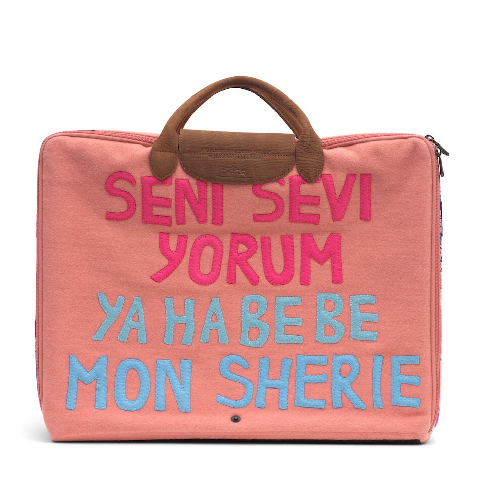 Tracey Emin x Longchamp: a Brighton 'International Woman' Suitcase Limited Edition 2004 (include... - 7