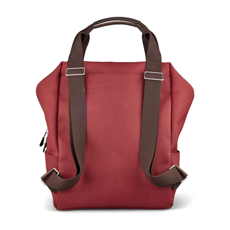 Hermès: a Rouge H and Chocolat Groom Backpack - 2