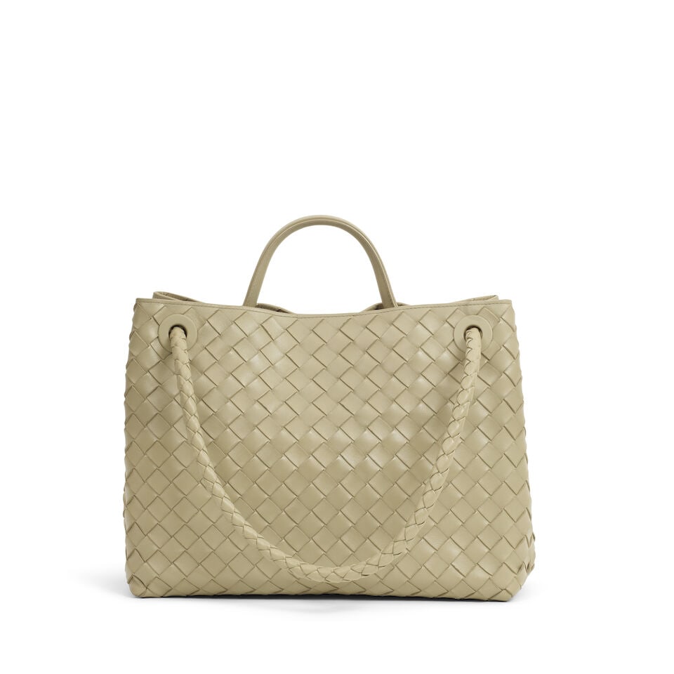 Bottega Veneta: a Travertine Medium Andiamo Tote (includes booklet) - 2