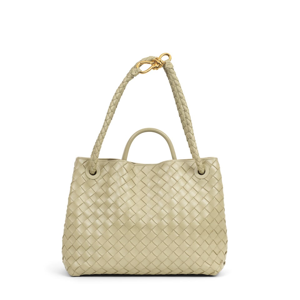Bottega Veneta: a Travertine Medium Andiamo Tote (includes booklet) - 4