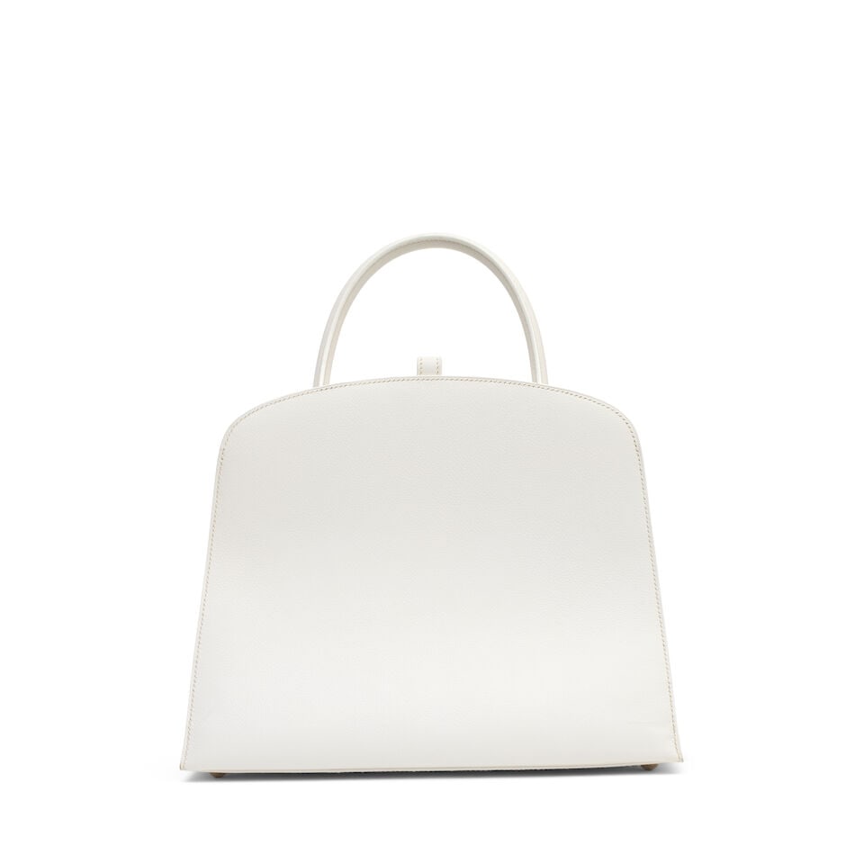 Hermès: a White Courchevel Leather Dalvy 30 1999 (includes dust bag) - 2