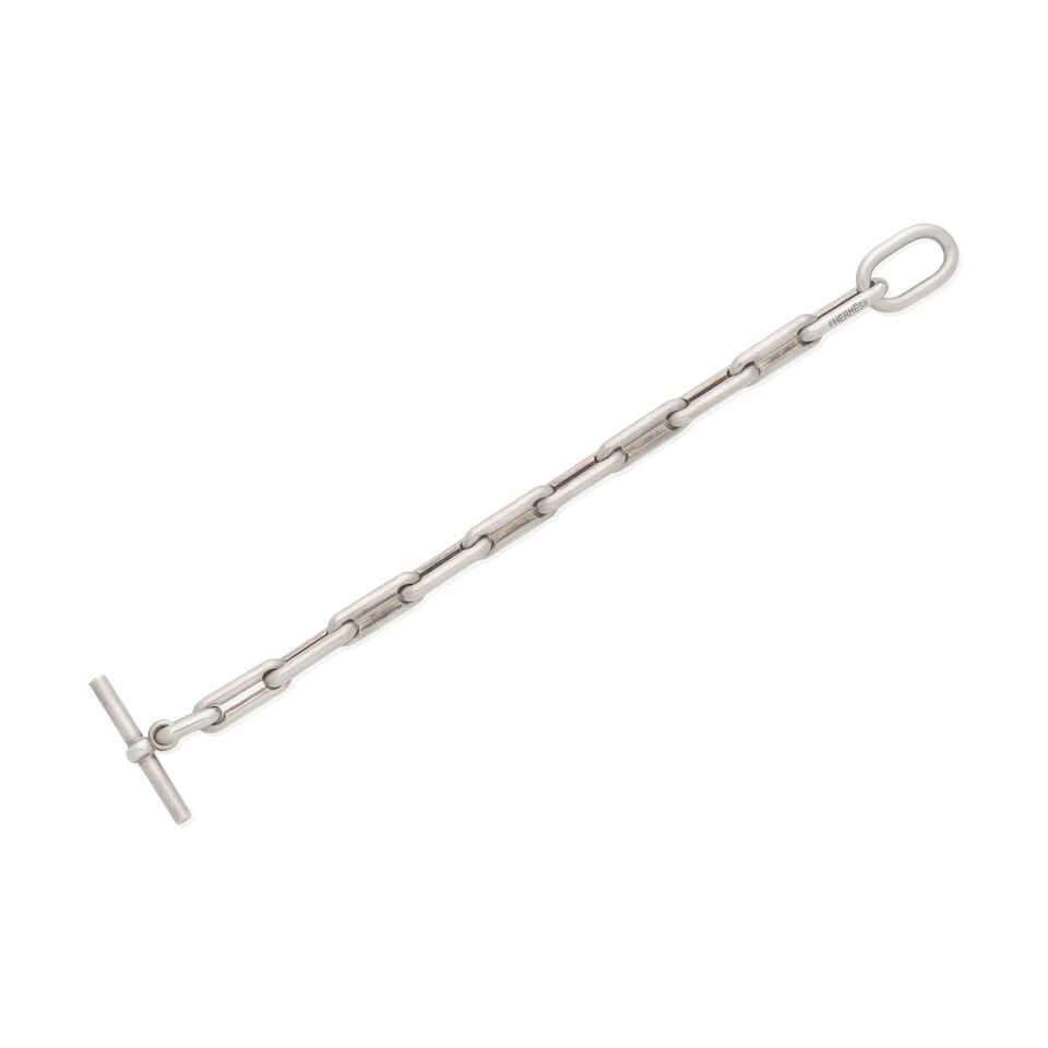 Hermès: a Sterling Silver 'Salammbo' Bracelet: Hermès: a Sterling Silver 'Salammbo' Bracelet Stamped Ag 925 Condition Grade B Approx. 18cm For further information on this lot please visit Bonhams.com For further information about this lot