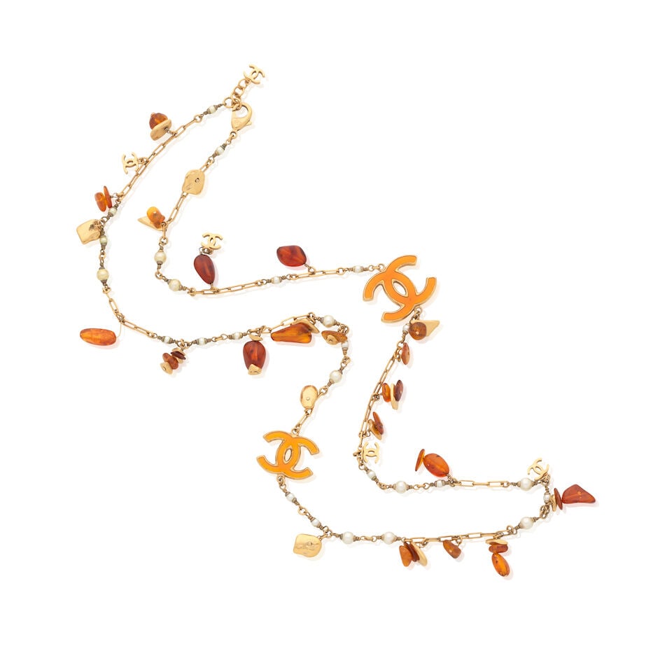 Chanel: an Amber Style CC Necklace Cruise 2011 - 2