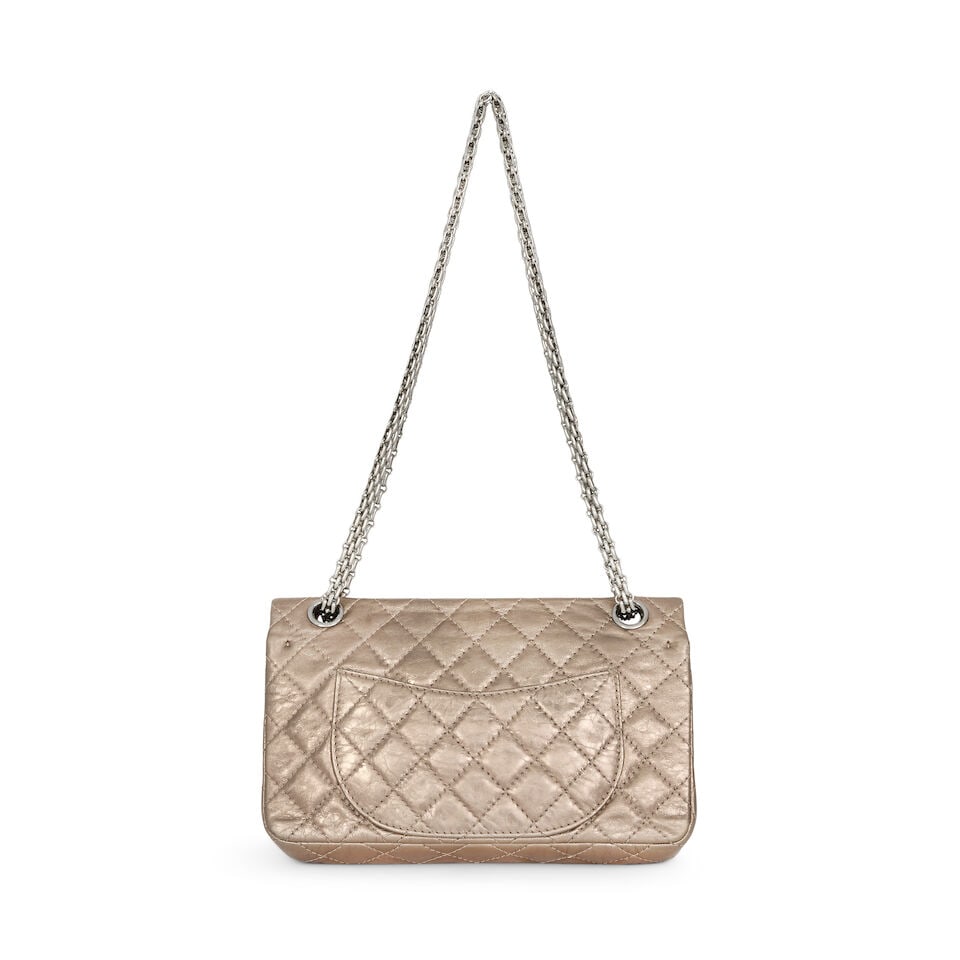Chanel: a Gold Reissue Small Double Flap Bag 2006-08 (includes serial sticker and dust bag) - 2