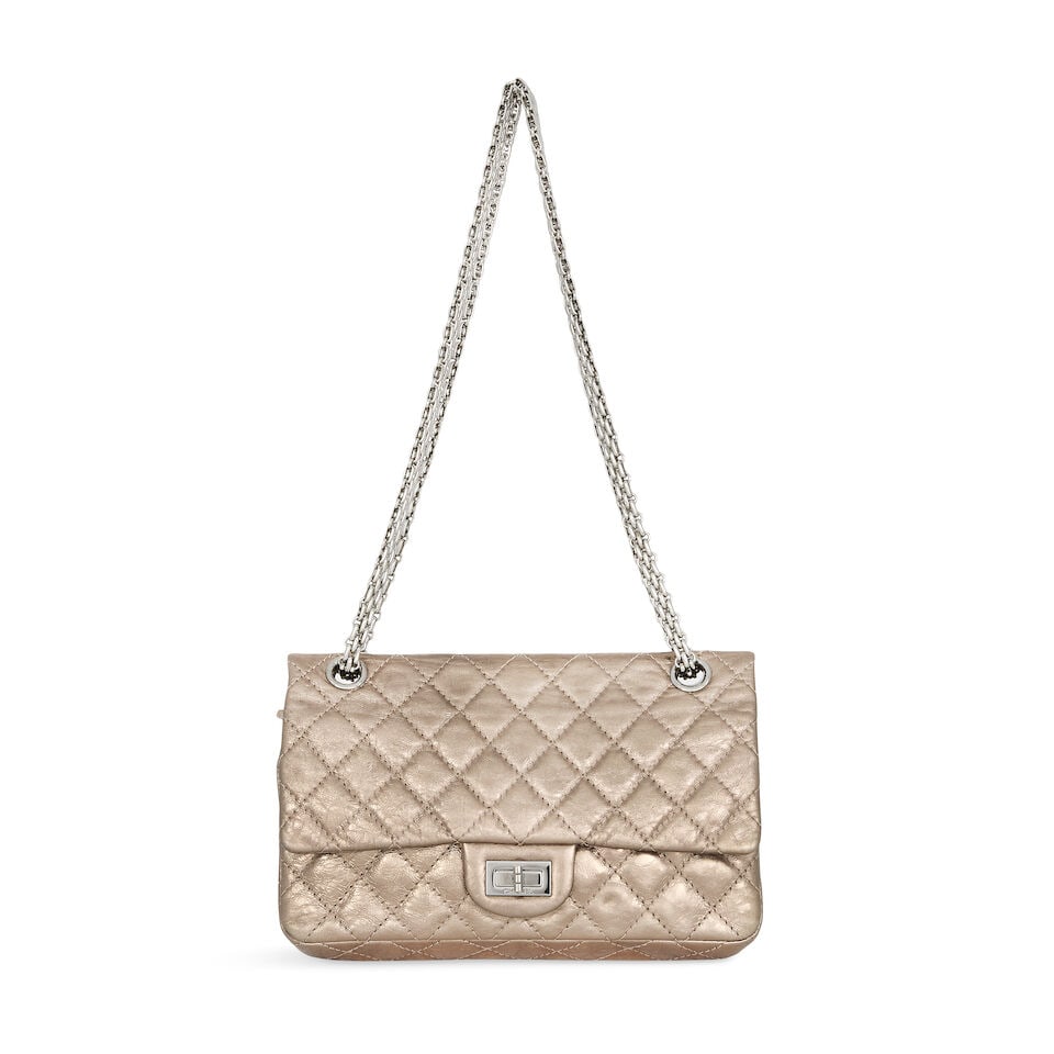 Chanel: a Gold Reissue Small Double Flap Bag 2006-08 (includes serial sticker and dust bag) - 3