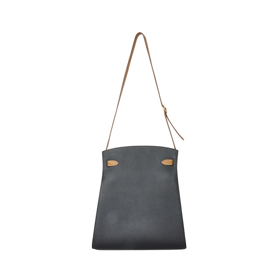 Hermès: a Black Ardennes and Naturel Chamonix Leather Kelly Sport 30 1993 (includes dust bag) - 2