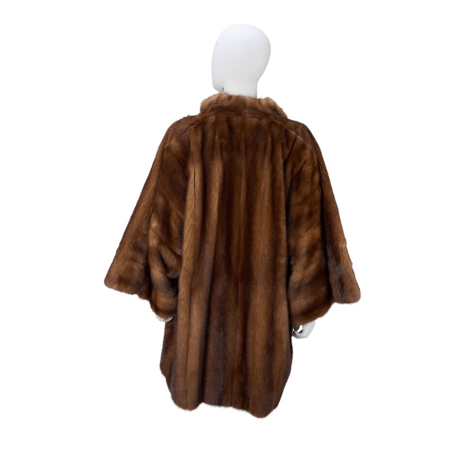 Christian Dior Monte Carlo: a Demi-Buff Mink Fur Coat 1980s - 2