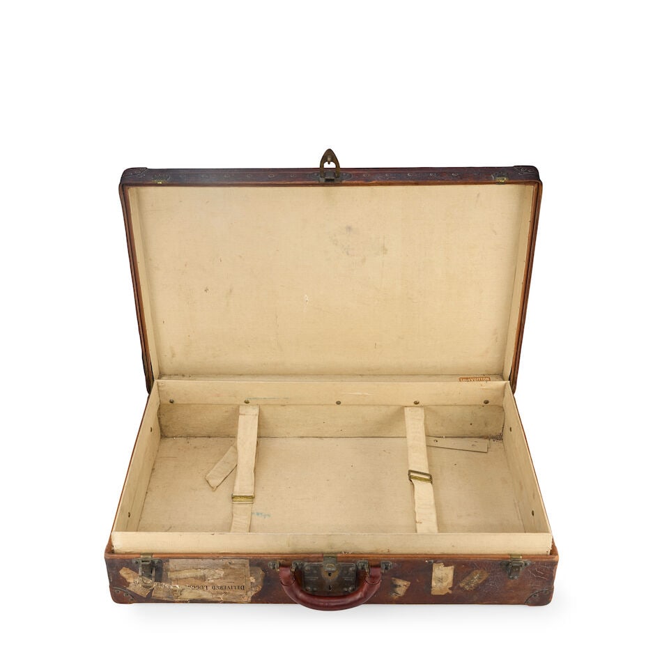 Louis Vuitton: a Leather Bound Suitcase 1960s - 2