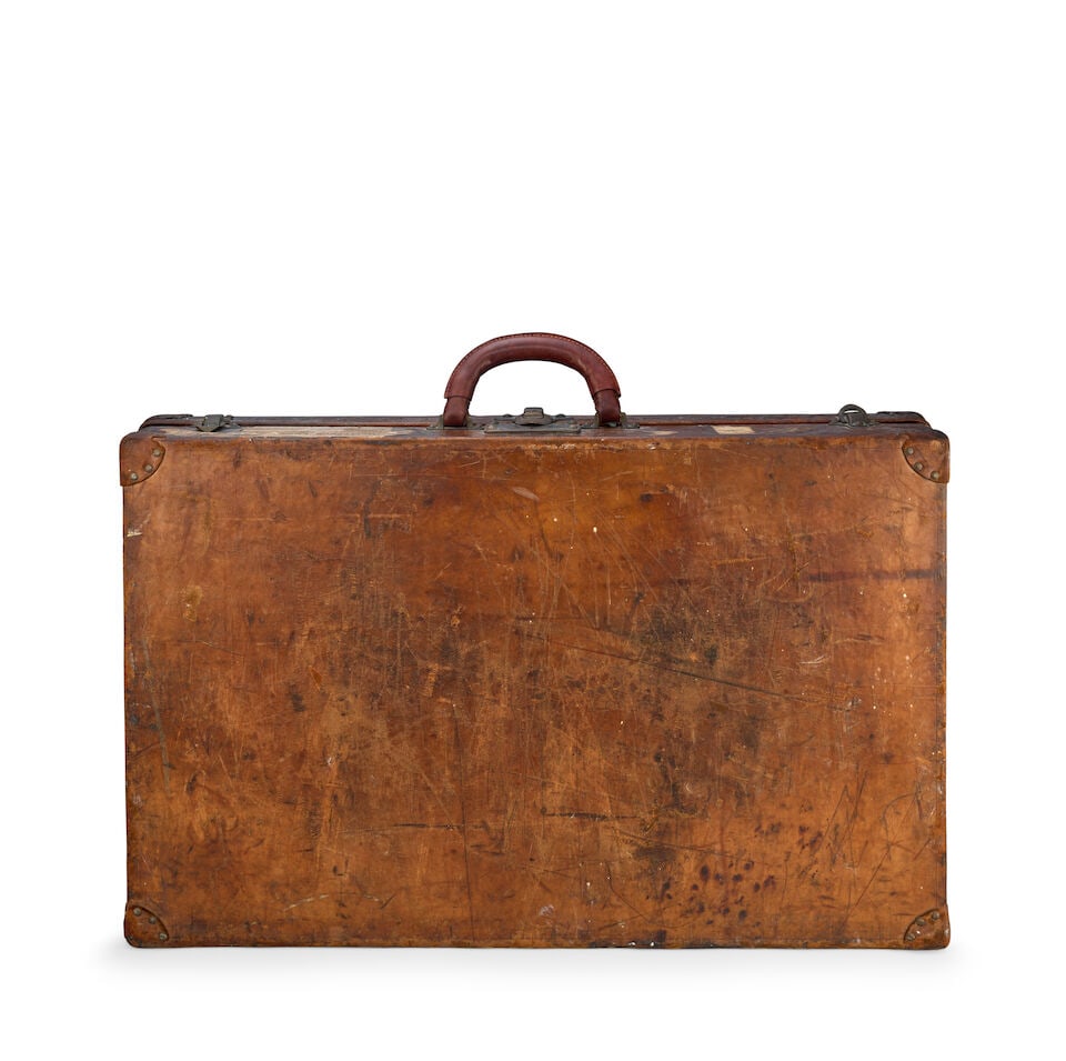 Louis Vuitton: a Leather Bound Suitcase 1960s - 3