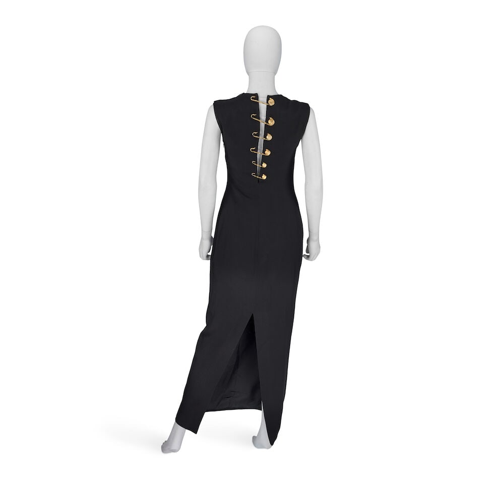 Gianni Versace: a Safety Pin Maxi Dress Spring 1994 - 2