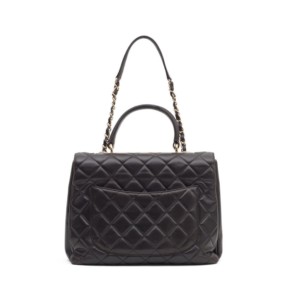 Chanel: a Black Lambskin Large Trendy CC Tote 2016-17 (includes serial sticker and dust bag) - 2