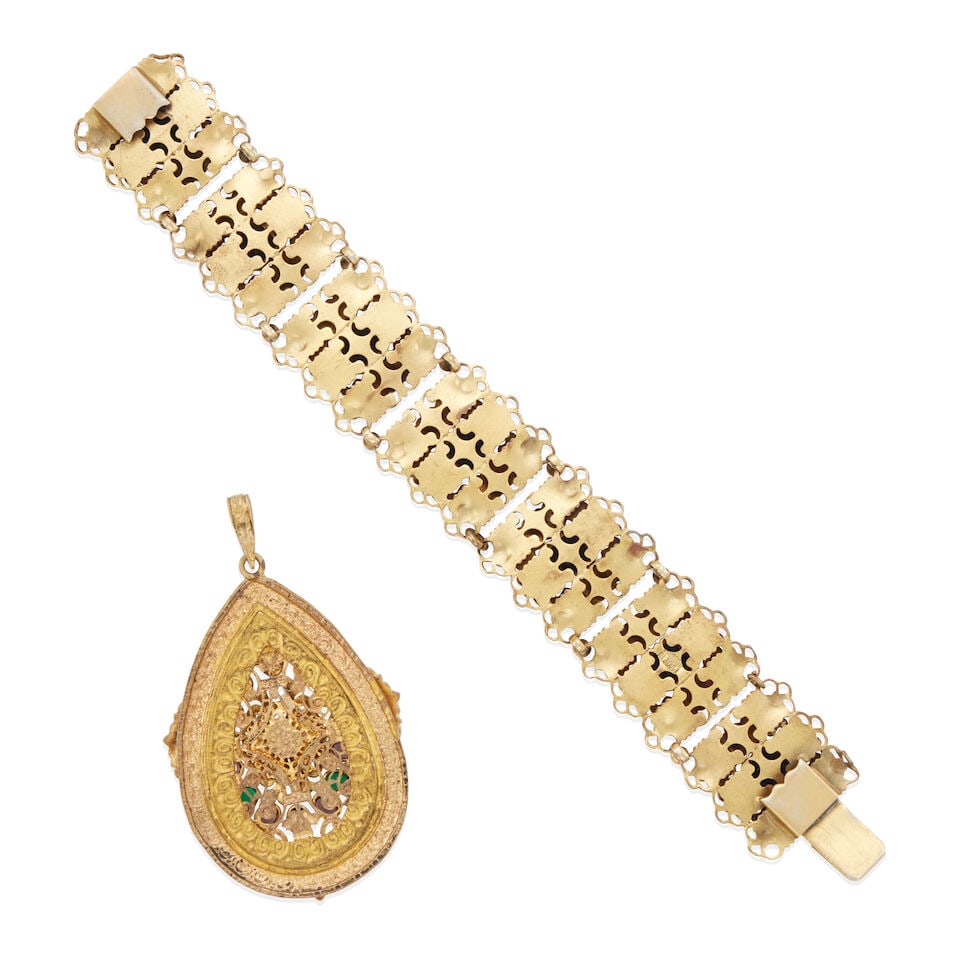 GROUP OF AUSTRO-HUNGARIAN BASE METAL AND MULTI-GEM JEWELRY - 2