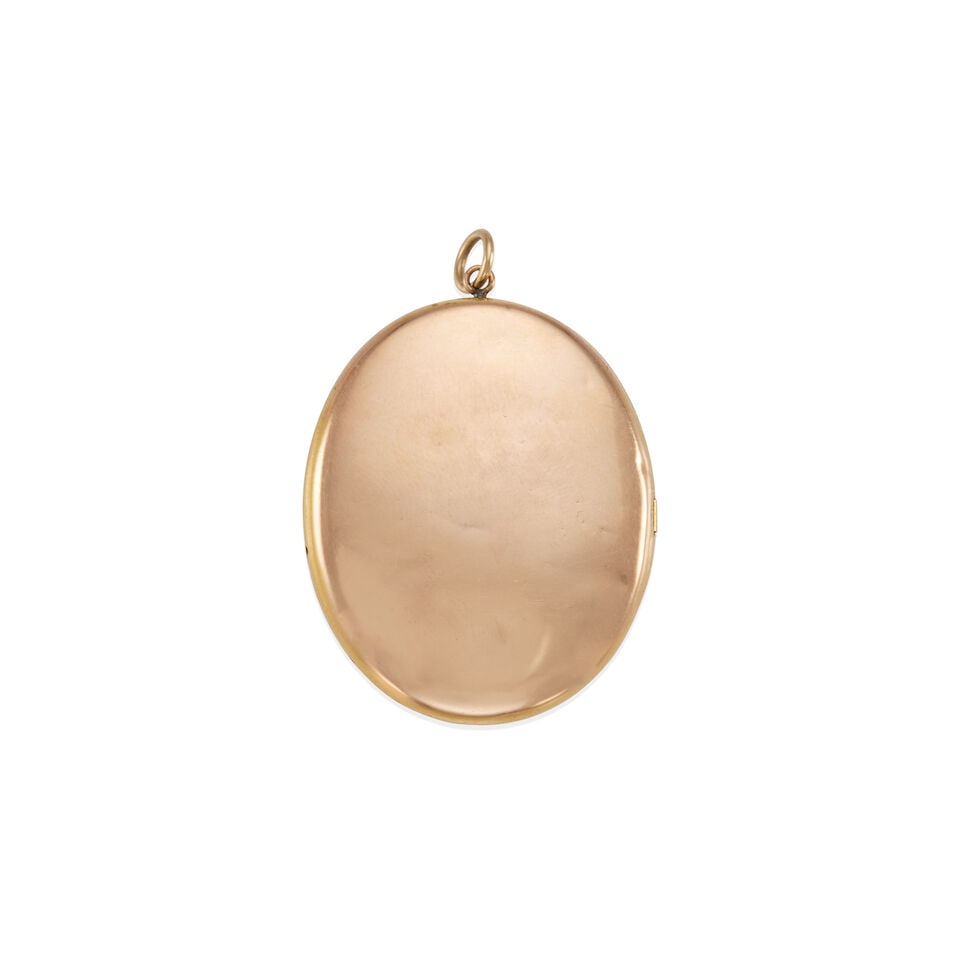 VICTORIAN GOLD LOCKET PENDANT - 2