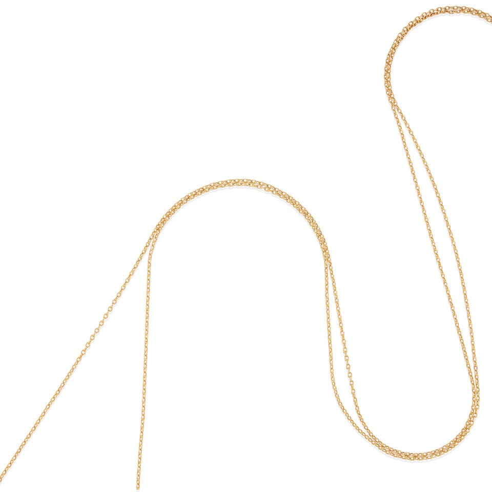 ANTIQUE GOLD GAURD CHAIN - 2