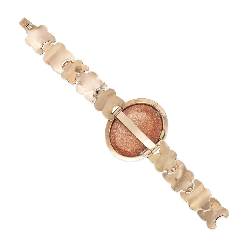 AN ANTIQUE MICRO-MOSAIC BRACELET - 2