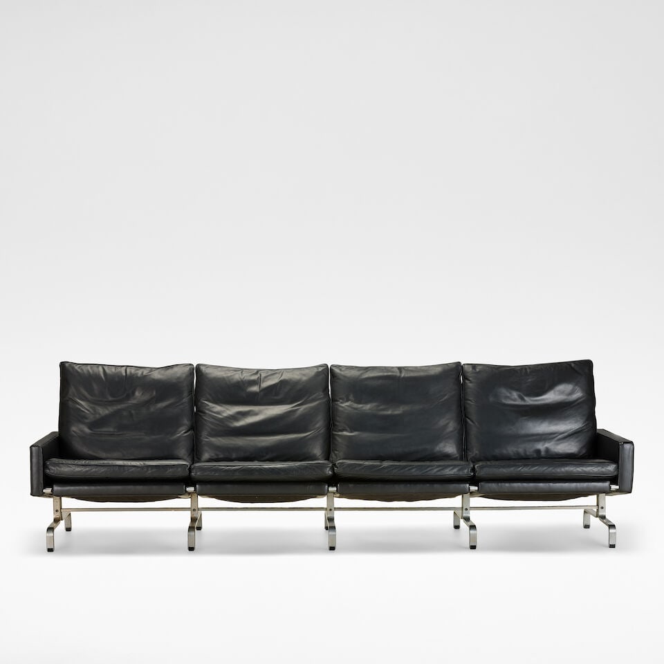 Poul Kjærholm 'PK-31/4' four seater sofa, designed 1958 - 2