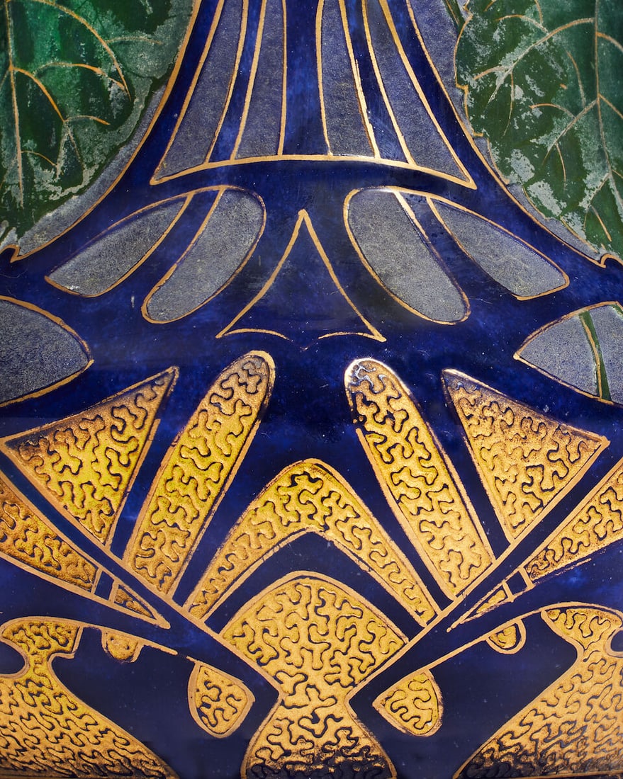 DAUM Nancy 'Violettes' vase, circa 1905 - 2