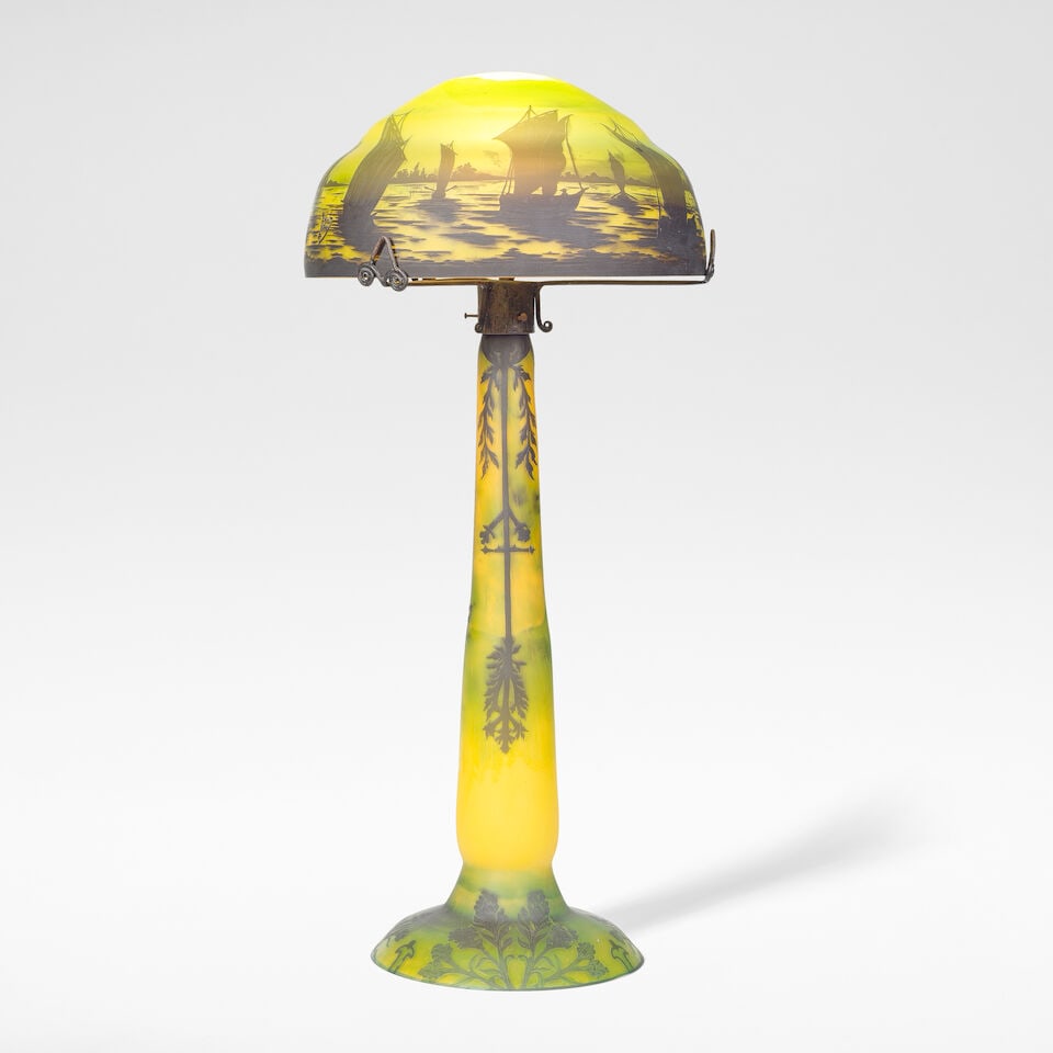 DAUM Nancy Table lamp, circa 1910 - 2