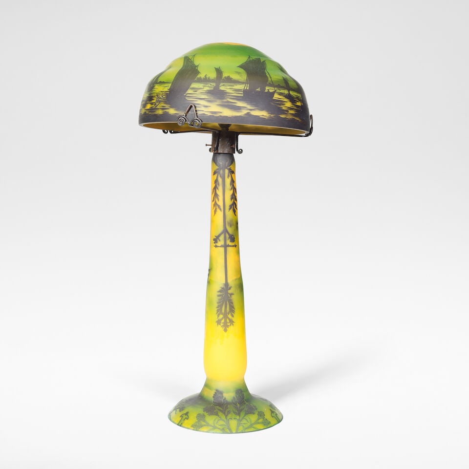 DAUM Nancy Table lamp, circa 1910 - 3