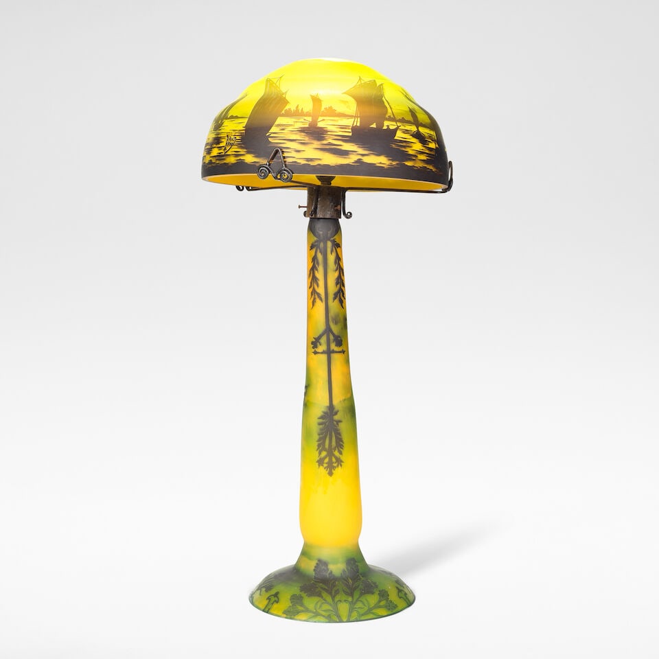 DAUM Nancy Table lamp, circa 1910 - 4