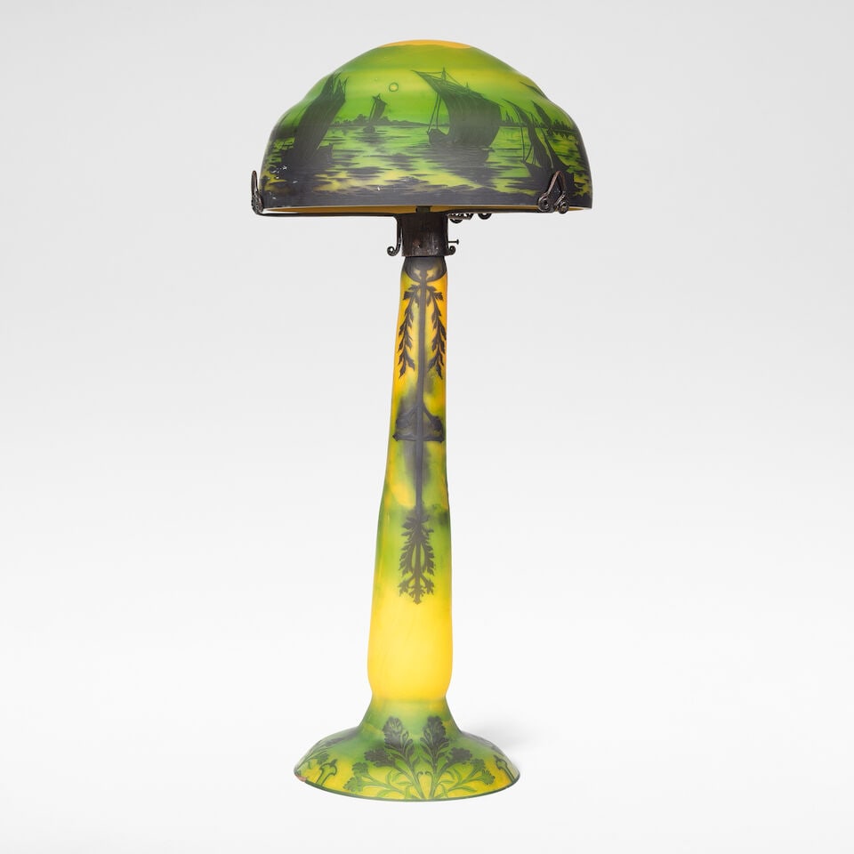 DAUM Nancy Table lamp, circa 1910 - 5