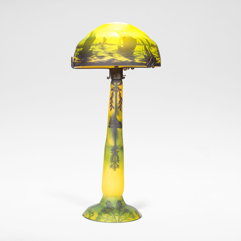 DAUM Nancy Table lamp, circa 1910 - 6