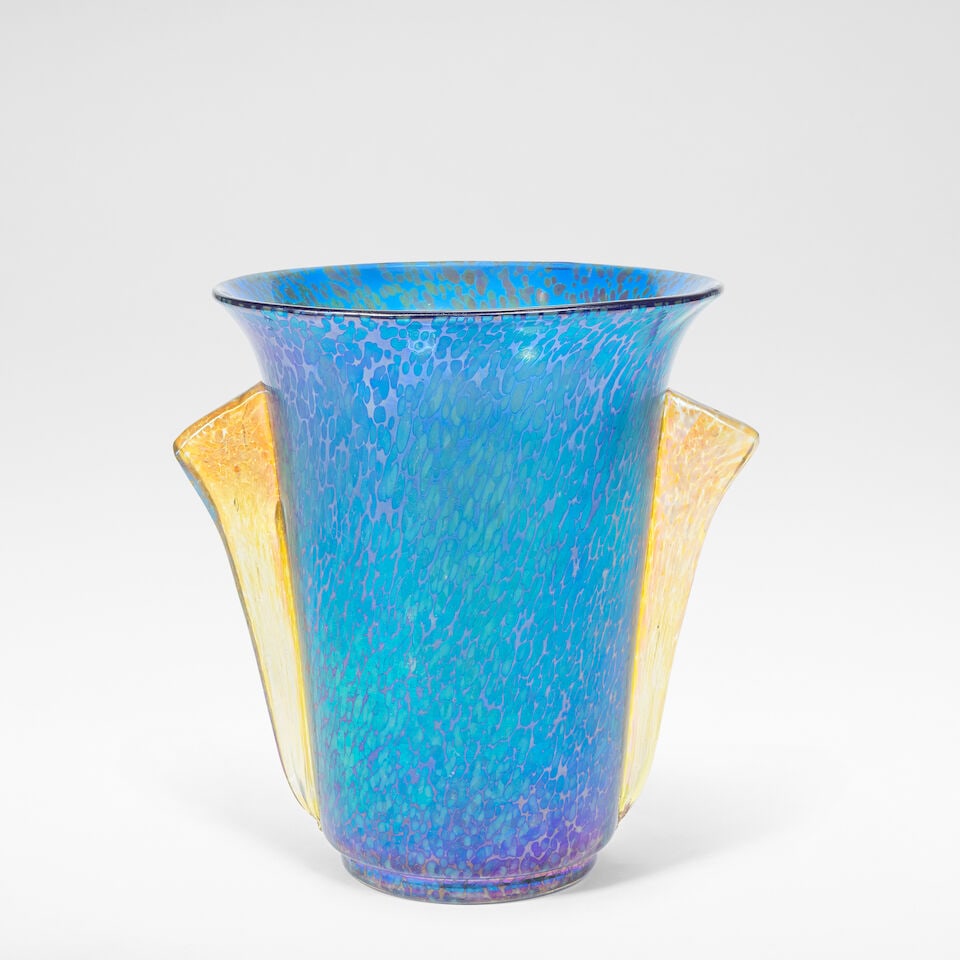 Maria Kirschner for Loetz 'Papillon' vase, circa 1925 (1 of 2)