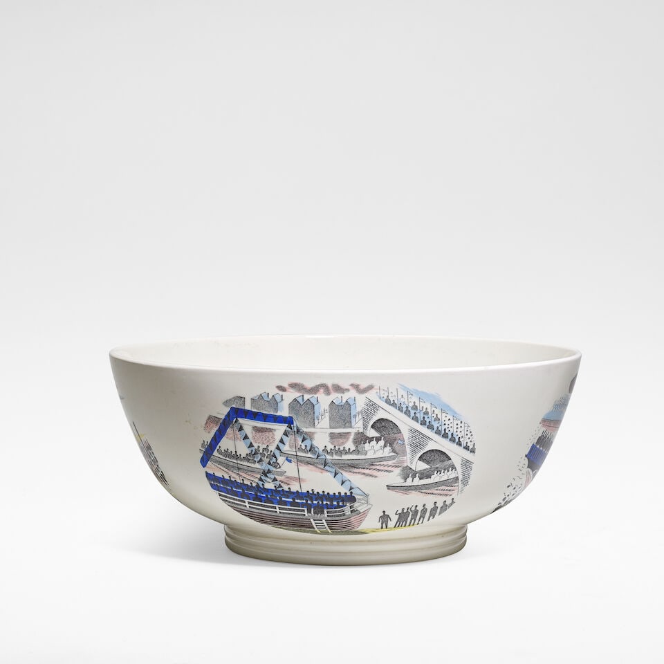 Eric Ravilious 'The Boat Race Bowl', circa 1938 - 4