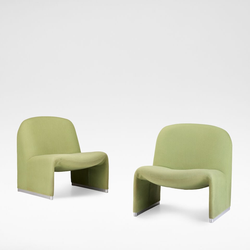 Giancarlo Piretti Pair of 'Alky' chairs, designed 1969 (1 of 3)