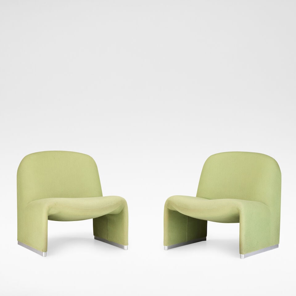 Giancarlo Piretti Pair of 'Alky' chairs, designed 1969 - 3