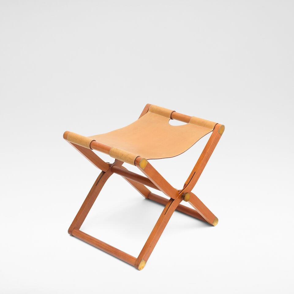 Peter Coles and Rena Dumas for Hermès 'Pippa' stool, circa 1985 (1 of 4)