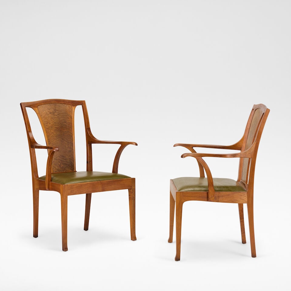 Edward Barnsley Set of ten dining chairs, circa 1980 - 2