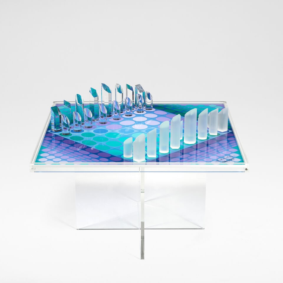 Victor Vasarely Chess table, 1982 - 3