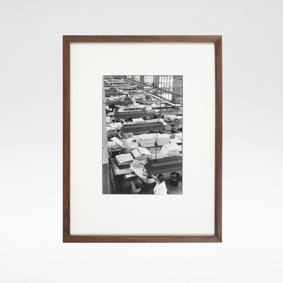 Henri Cartier-Bresson 'The Mint, USA': Henri Cartier-Bresson 'The Mint, USA' Gelatin silver print, printed later, framed. sheet: 15 7/8 in x 11 7/8 in (40.3 cm x 30.2 cm) frame: 20 1/2 in x 24 1/8 in (52 cm x 61.5 cm) Impressed with blind 