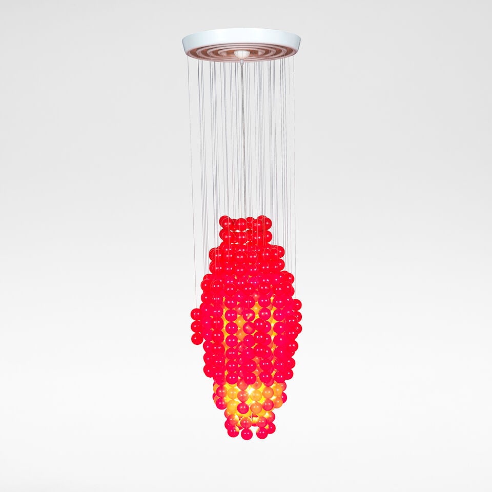 Verner Panton 'Ball' ceiling light, model no. TYP G, designed 1969, produced circa 2000s - 4