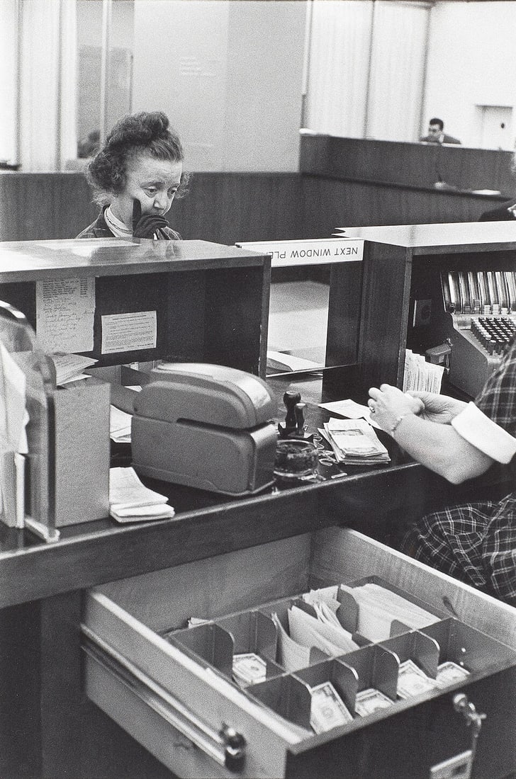 Henri Cartier-Bresson 'Bank, New York City' - 2