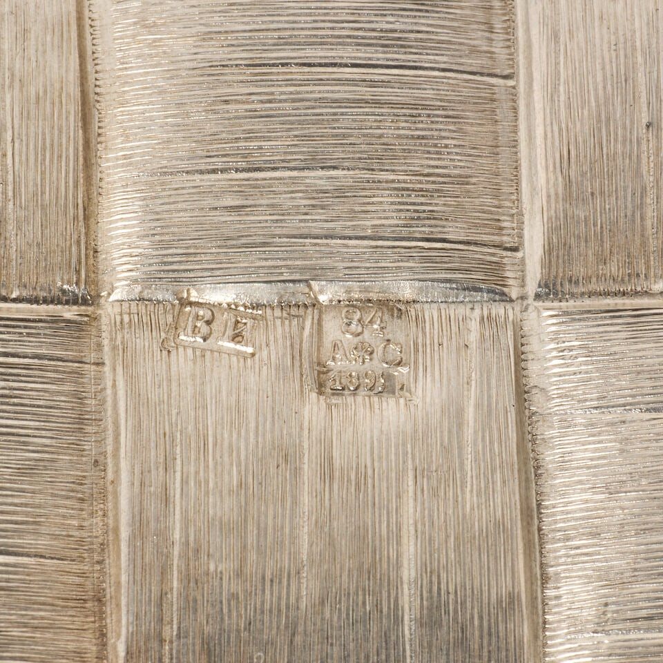 A Russian silver trompe-l'œil basket Vasily Ivanov, St Petersburg 1892 - 2