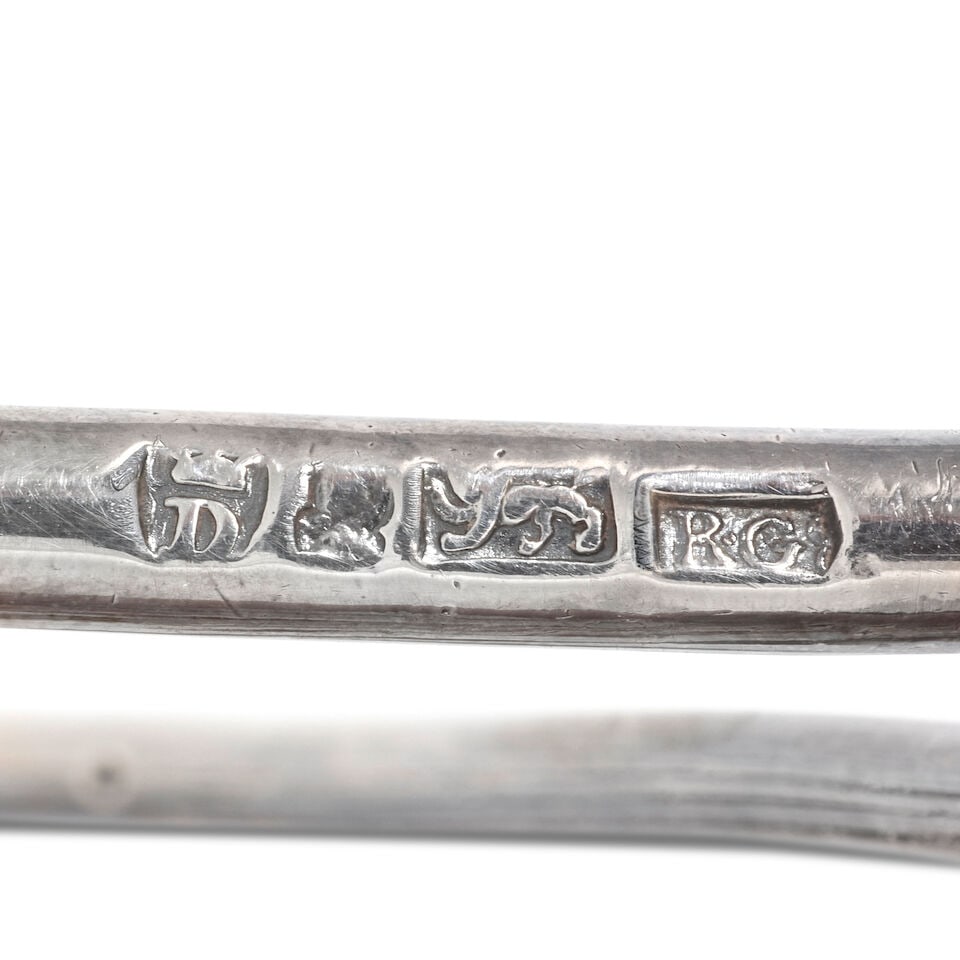 A George III silver 'campaign' toast rack Robert Gainsford, Sheffield 1812 - 2