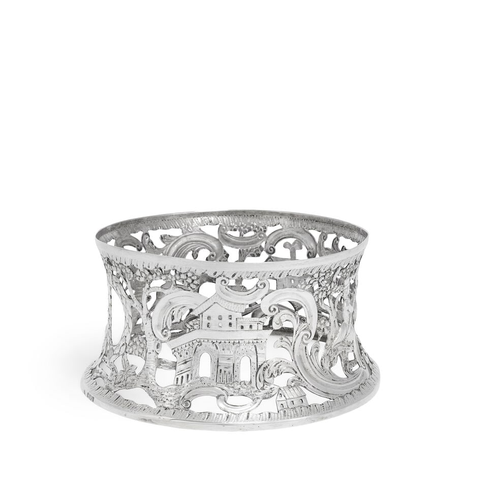 A Victorian silver dish ring Langley Archer West (West & Son), of Dublin, London 1895 - 2