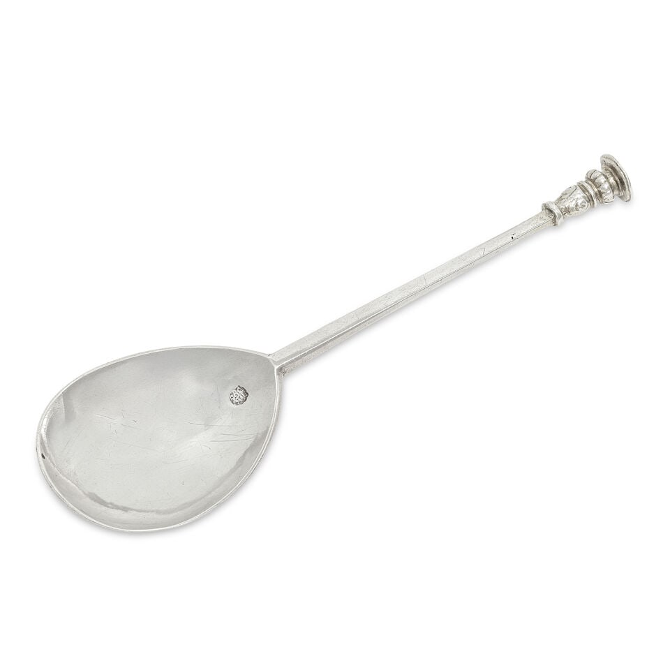 A James I silver seal top spoon James Clauntt, London 1616 - 4