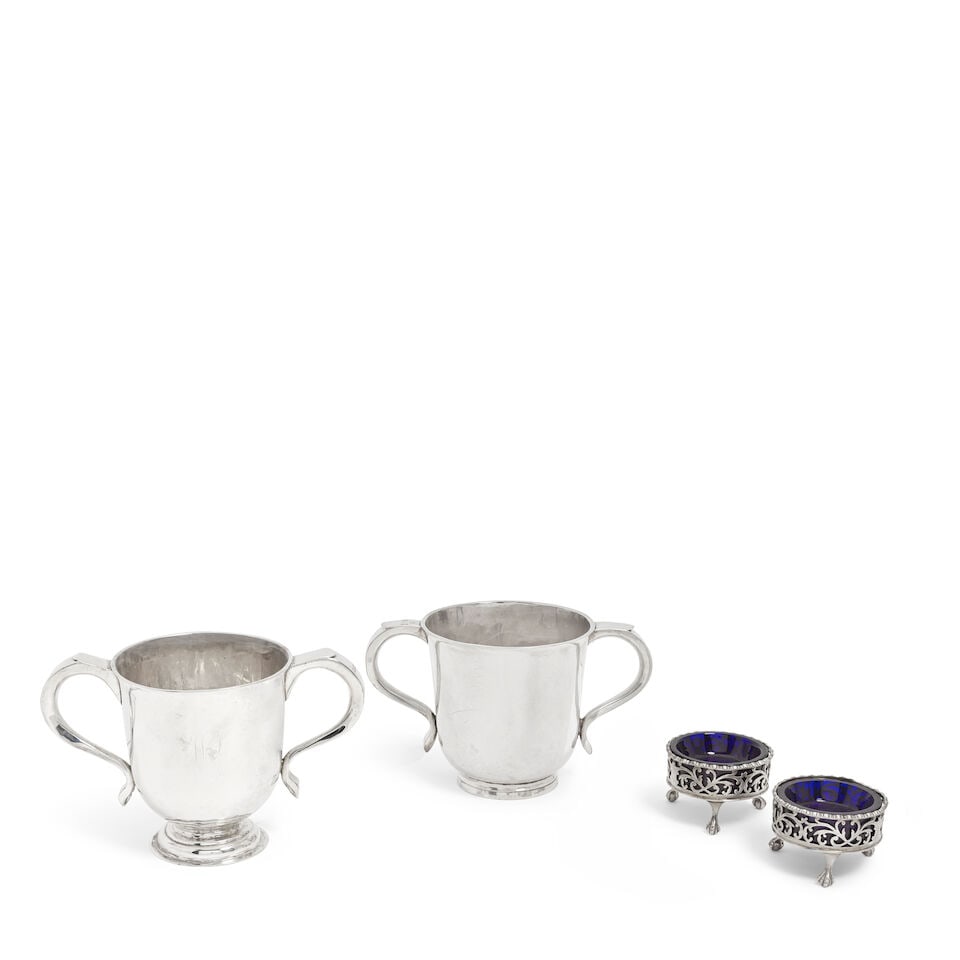 A collection of antique silver items (7) (1 of 4)