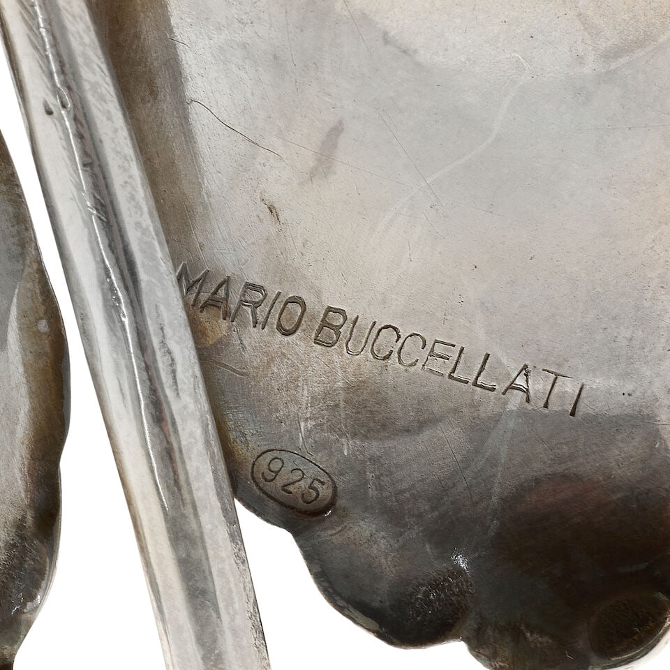 BUCCELLATI: a small silver leaf-form dish Italian, 20th century, stamped MARIO BUCCELLATI AND 925 - 2