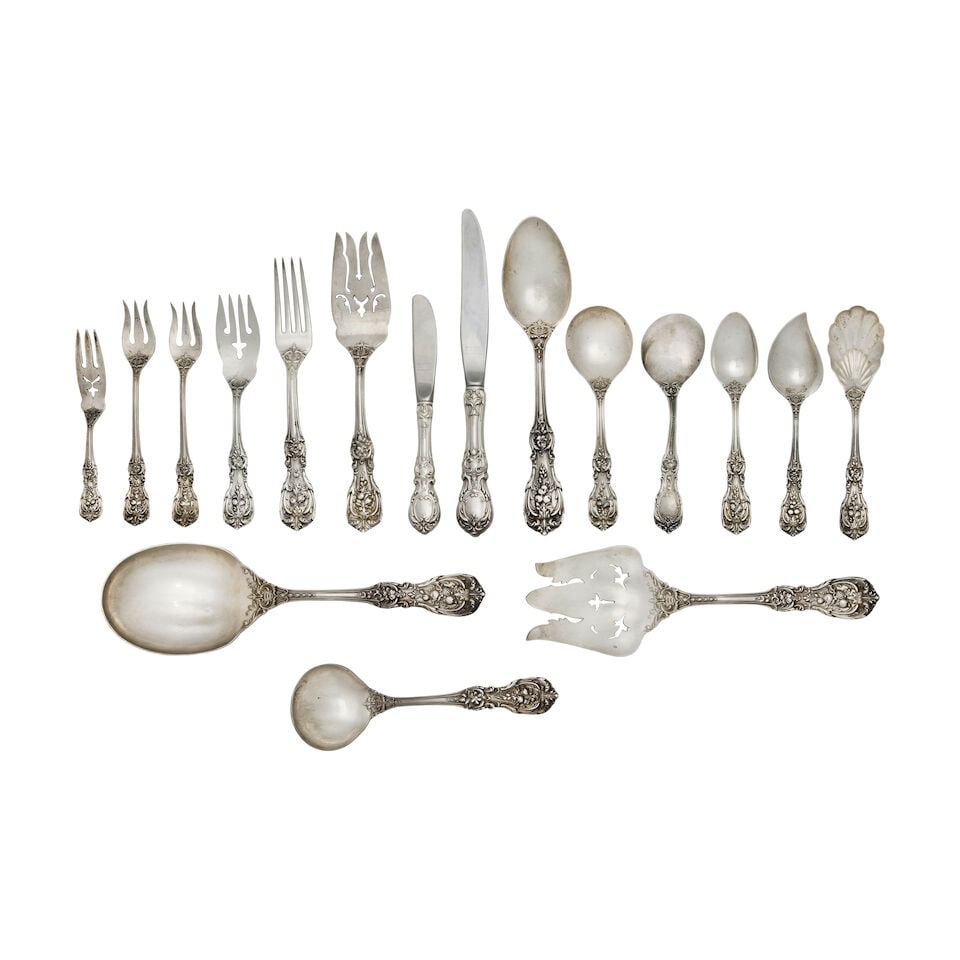 An American silver flatware service Reed & Barton, also stamped STERLING, (1 of 1)