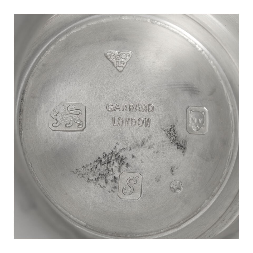 A cased modern silver commemorative ewer Garrard & Co Ltd, London 1973 - 3