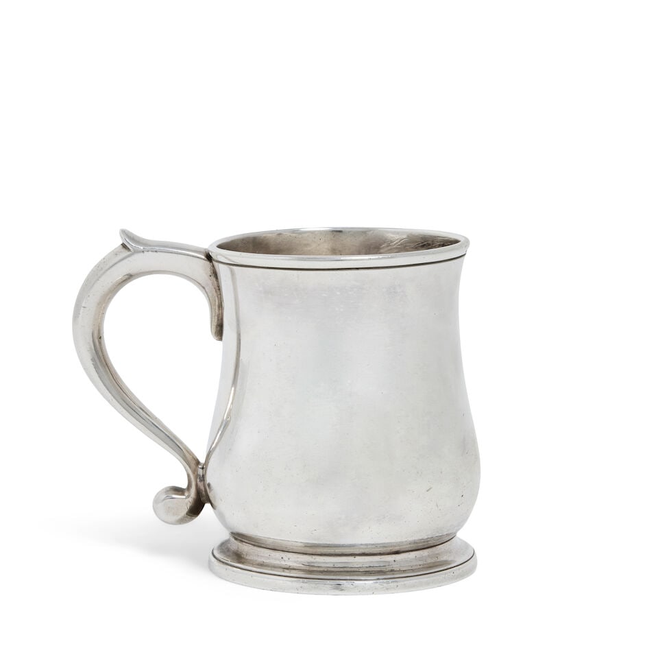 A George II silver mug Paul de Lamerie, London 1732 - 3